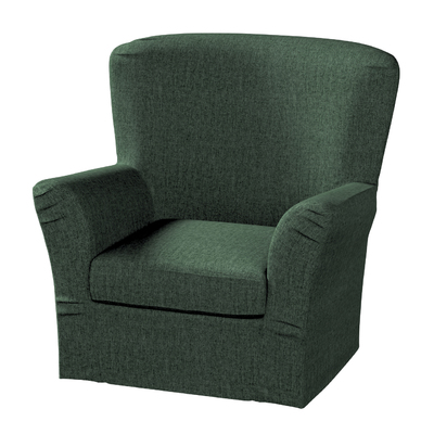 Pokrowiec na fotel Tomelilla wysoki z zakładkami 96 x 93 x 88 cm w kolekcji City, tkanina: 704-81