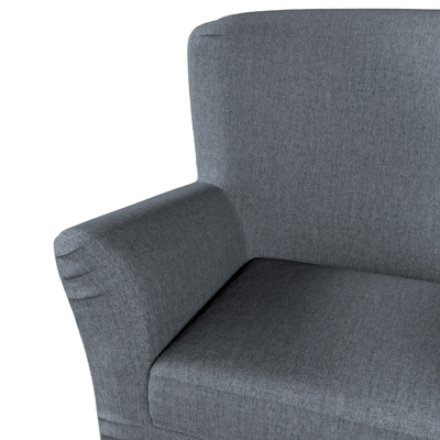 Tomelilla betræk lænestol Check mål !: H90x95/67cm fra kollektionen City, Stof: 704-86