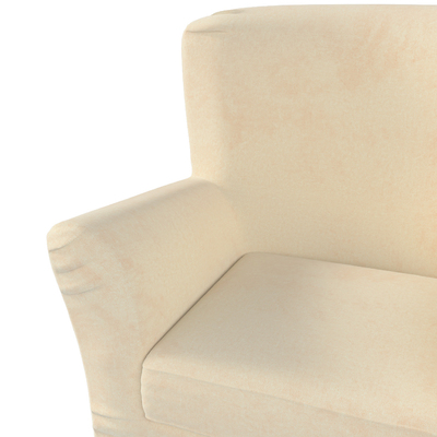 Pokrowiec na fotel Tomelilla wysoki z zakładkami 96 x 93 x 88 cm w kolekcji Living Velvet, tkanina: 704-79