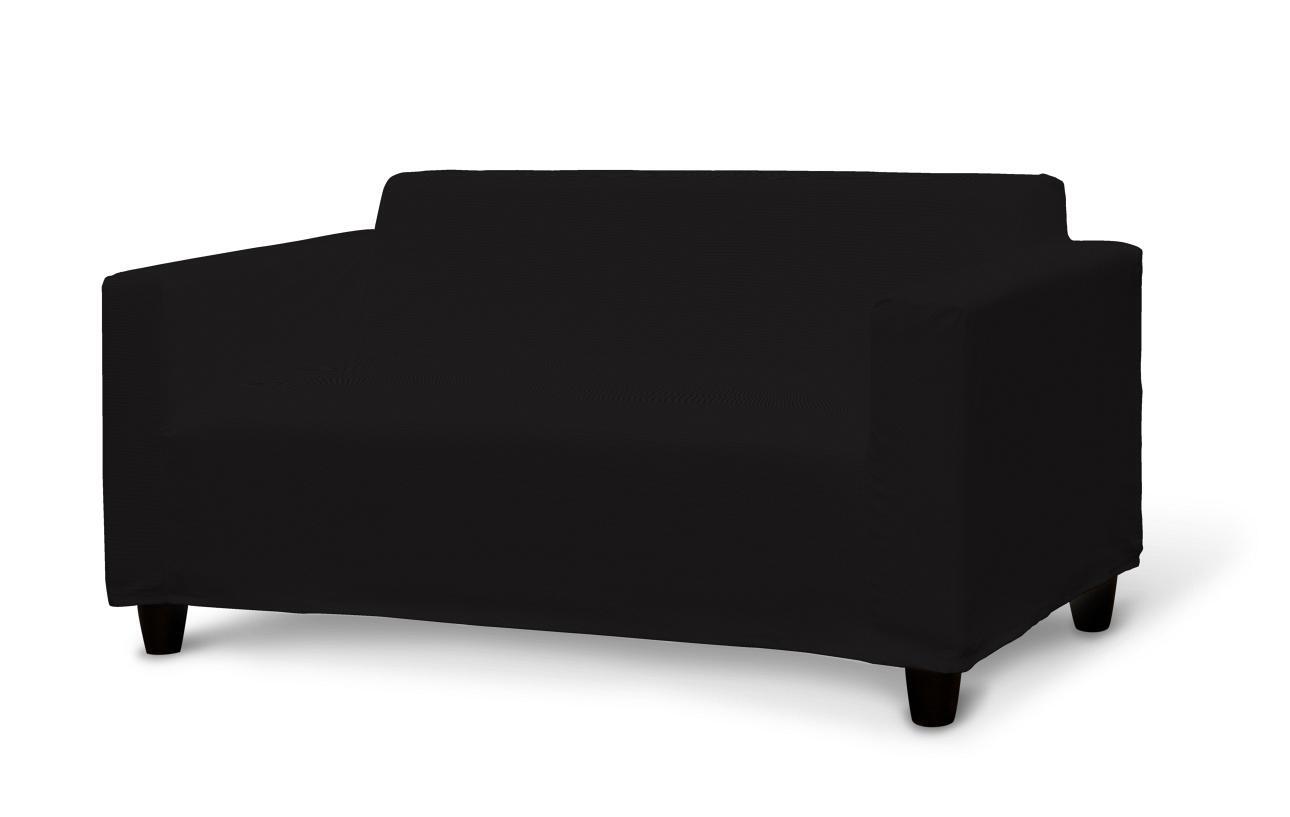 Dekoria Bezug für Klobo Sofa, Kollektion Cotton Panama, schwarz