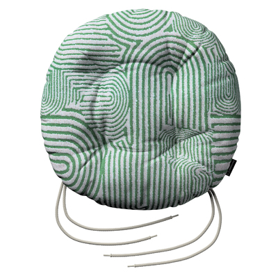 Stuhlkissen Adam mit Bindeschnur ⌀37 x 8 cm von der Kollektion Cosy Home, Stoff: 144-81