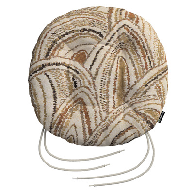 Stolehynde Adam Ø37 x 8 cm fra kollektionen Cosy Home, Stof: 145-34