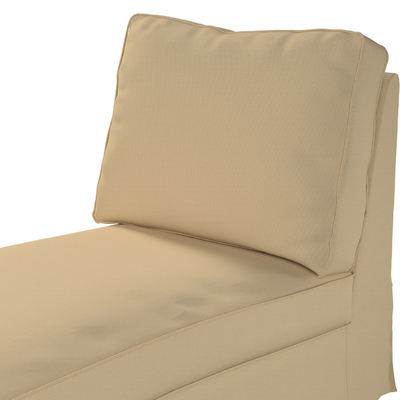 Ektorp chaise longue cover (with a straight backrest) 63 x 166 x 73 cm in collection Panama Cotton, fabric: 702-47