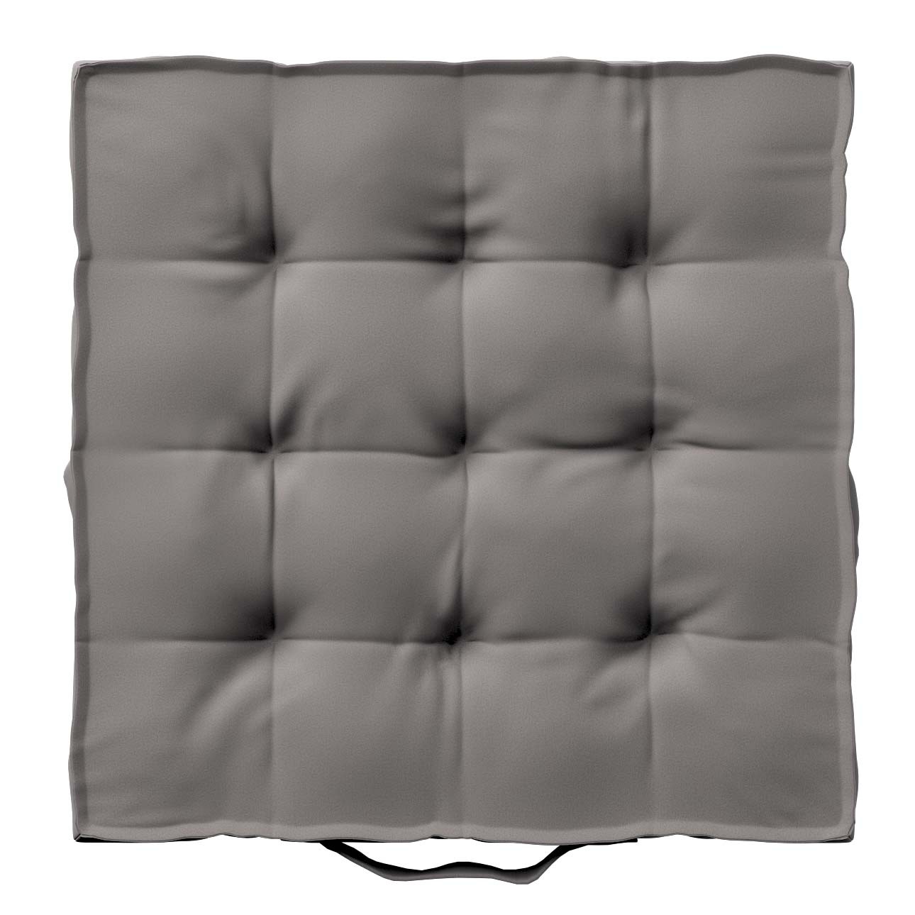 Sitzkissen Jacob mit Handgriff, taupengrau, 40 x 40 x 6 cm, Velvet (704-11) günstig online kaufen