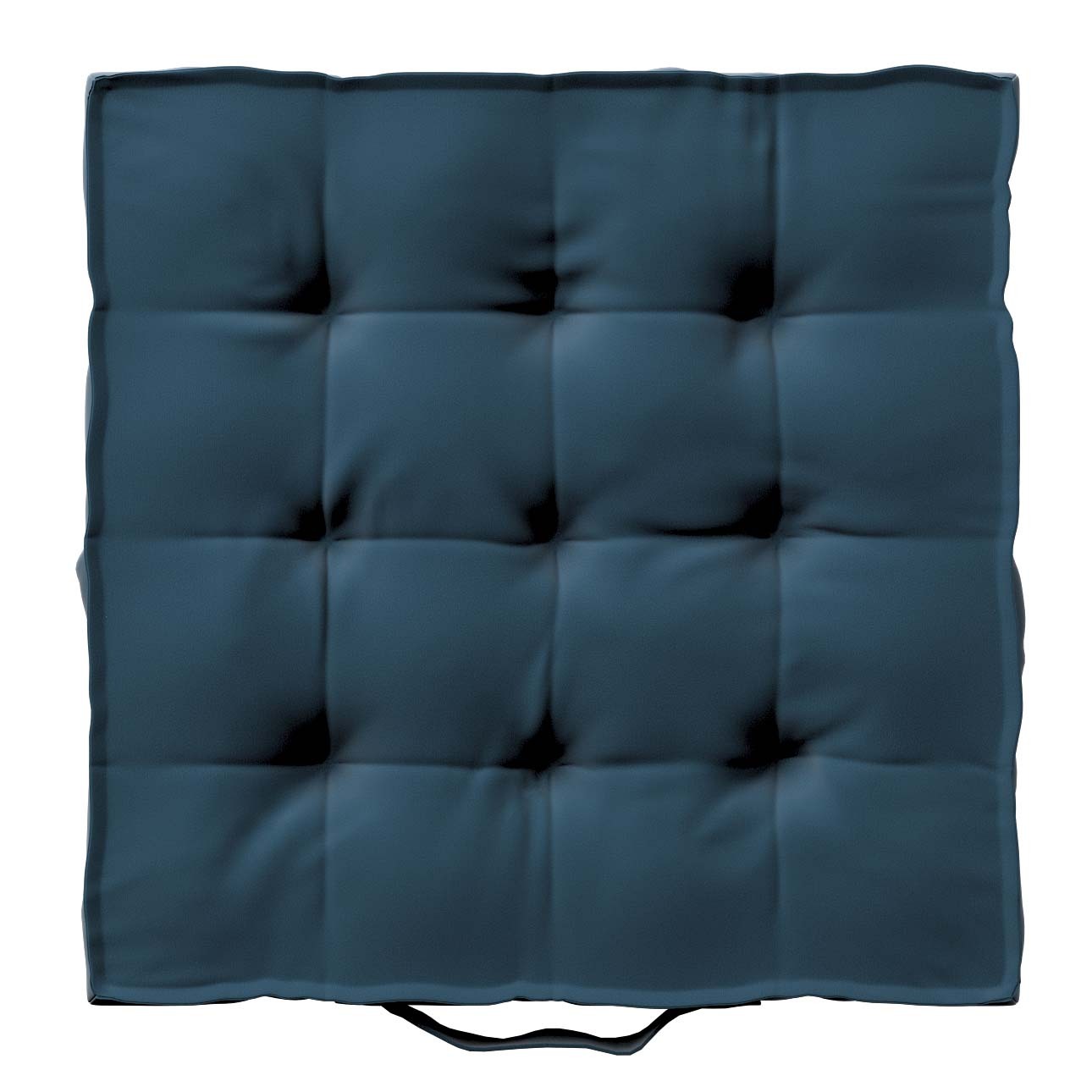Sitzkissen Jacob mit Handgriff, blau, 50 x 50 x 10 cm, Velvet (704-16) günstig online kaufen