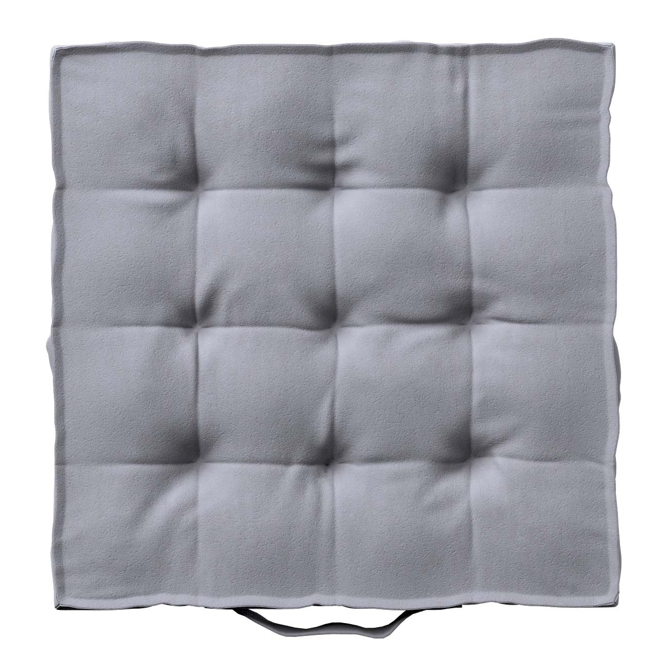 Sitzkissen Jacob mit Handgriff, grau, 50 x 50 x 10 cm, Velvet (704-24) günstig online kaufen