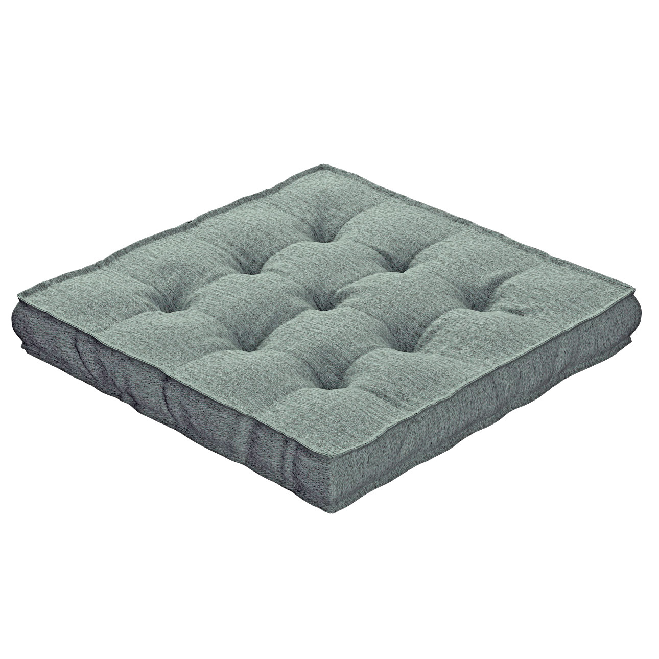 Sitzkissen Jacob mit Handgriff, eukalyptusgrün, 40 x 40 x 6 cm, Madrid (162 günstig online kaufen