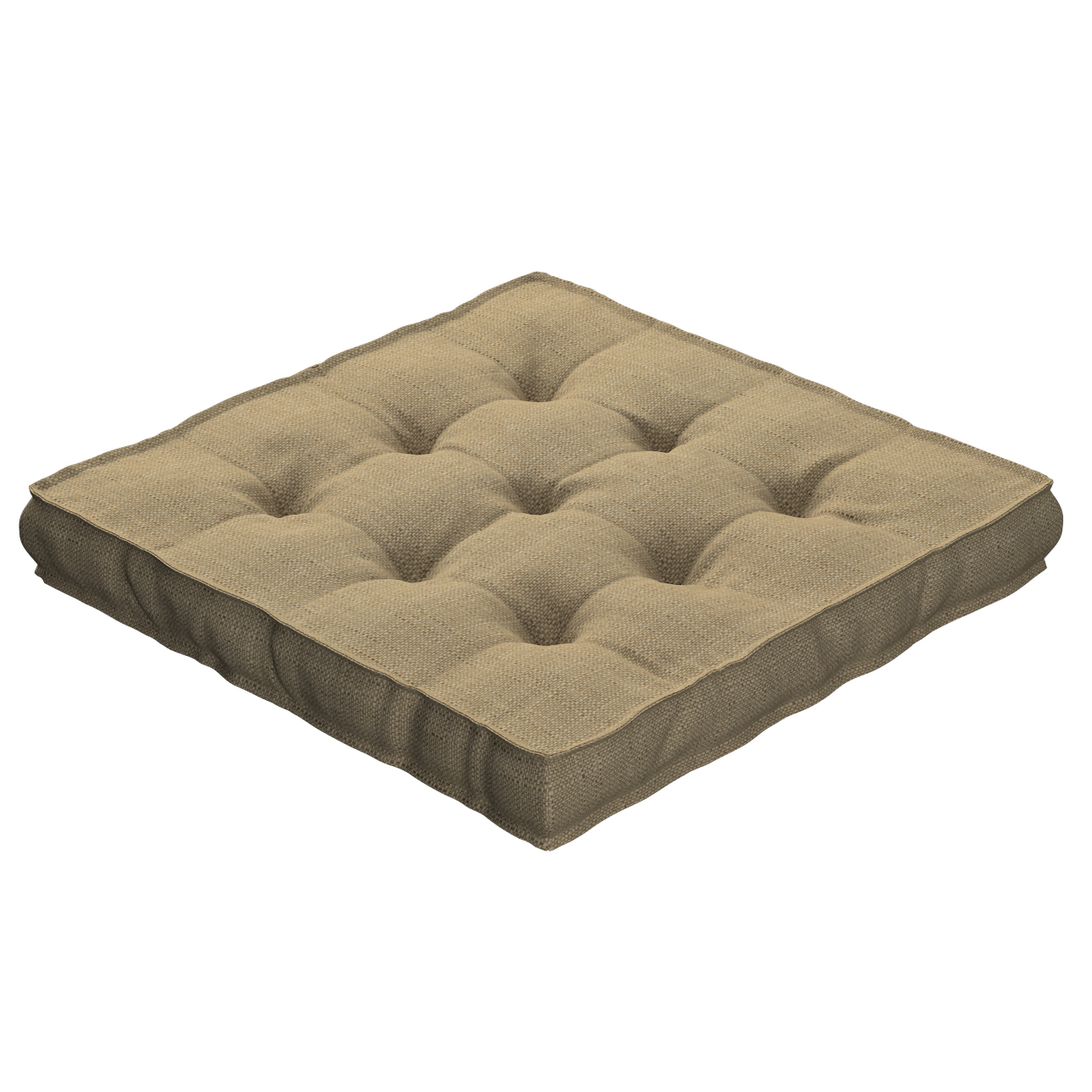 Sitzkissen Jacob mit Handgriff, dunkelbeige, 50 x 50 x 10 cm, Living II (16 günstig online kaufen