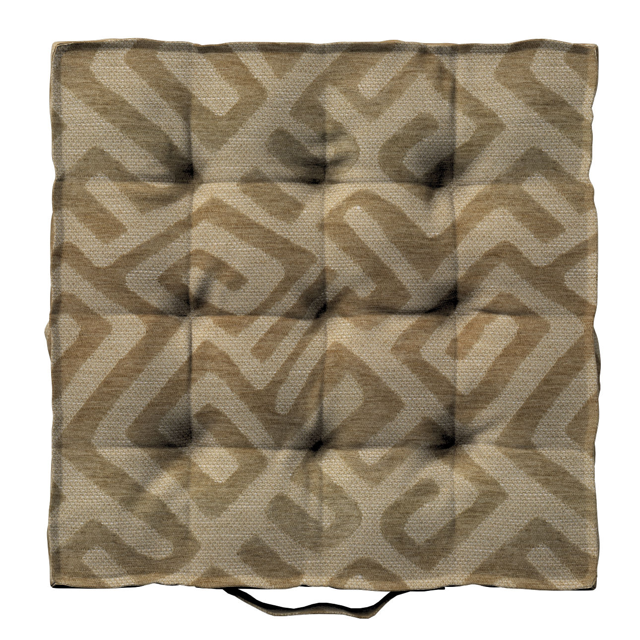 Sitzkissen Jacob mit Handgriff, mocca, 40 x 40 x 6 cm, Cosy Home (144-80) günstig online kaufen