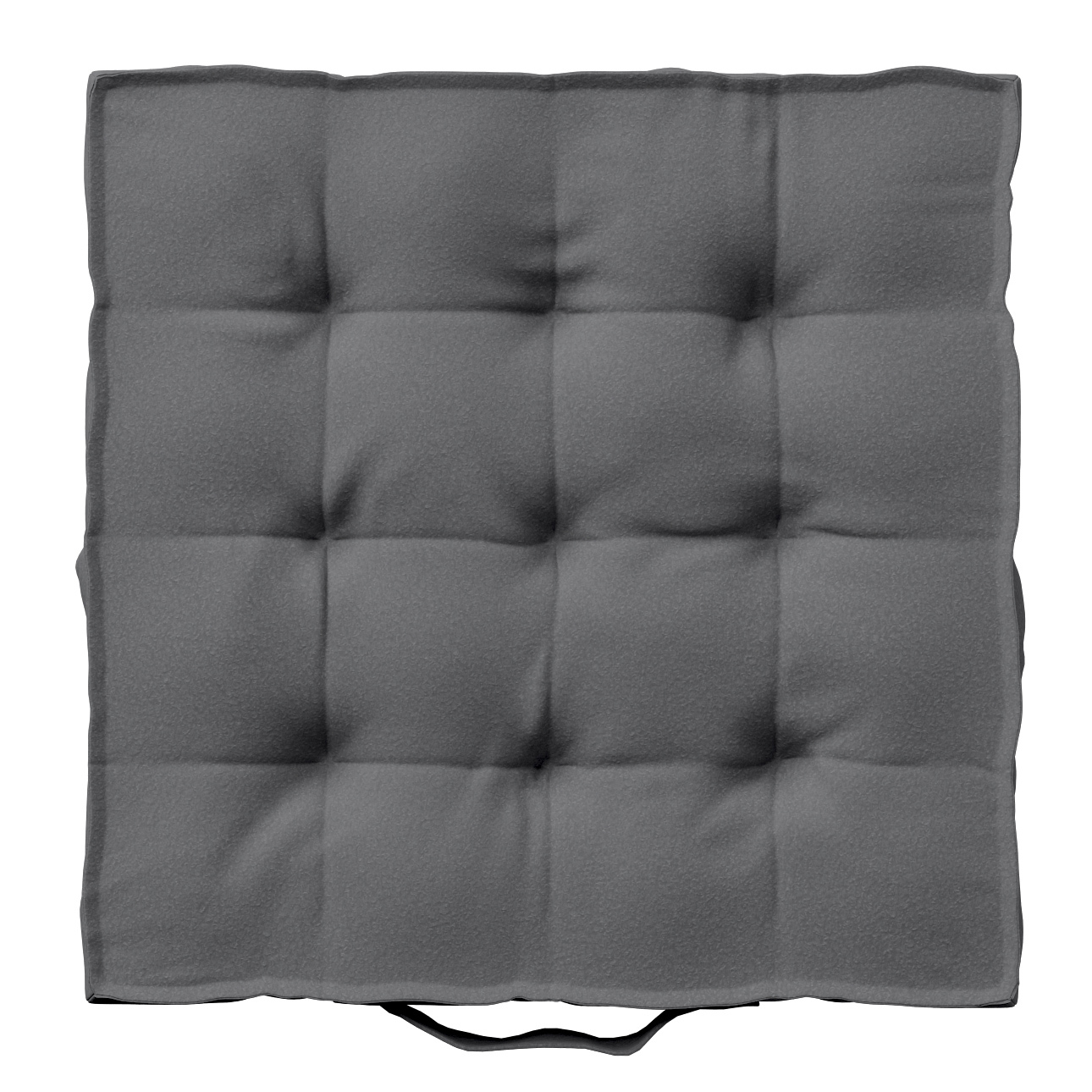 Sitzkissen Jacob mit Handgriff, grau, 40 x 40 x 6 cm, Bouclé (702-83) günstig online kaufen
