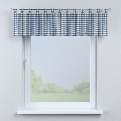 Krátky záves na pútkach 130 x 40 cm V kolekcii Quadro, látka: 136-01