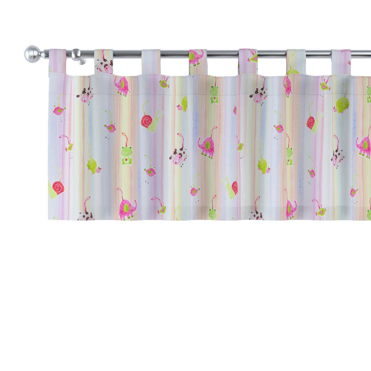 Kurzgardine mit Schlaufen, bunt, 260 x 40 cm, SALE (151-05) günstig online kaufen