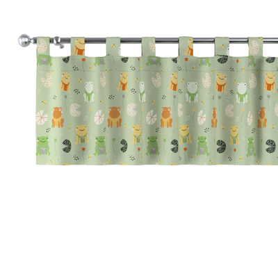 Lambrequin with loops 130 x 40 cm in collection Magic Collection, fabric: 500-50