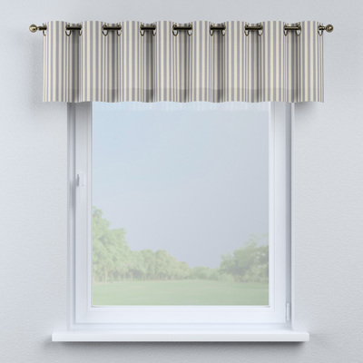 Kurzgardine mit Ösen 390 x 40 cm von der Kollektion Quadro, Stoff: 136-02