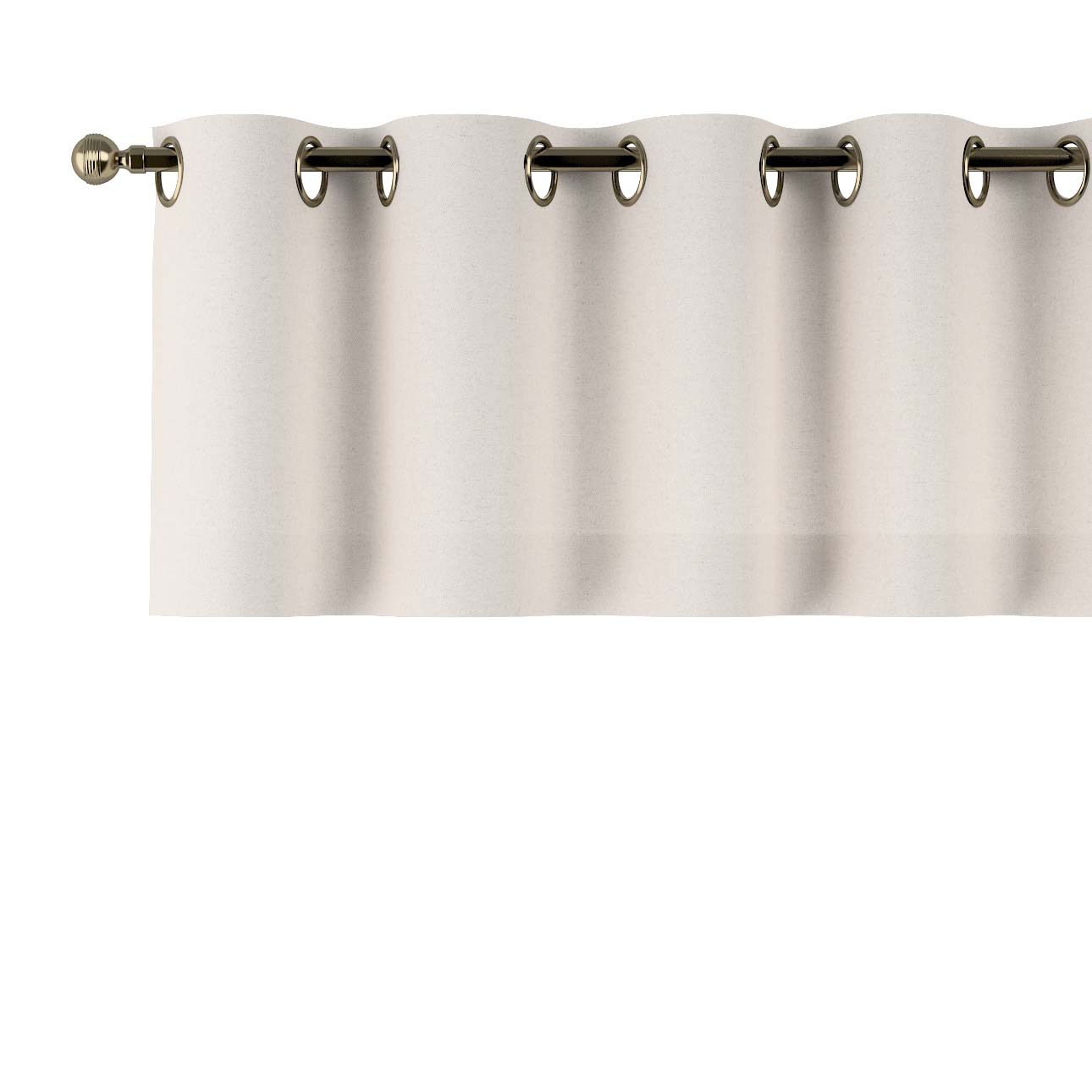 Dekoria Kurzgardine mit Ösen, naturfarben, 260 x 40 cm