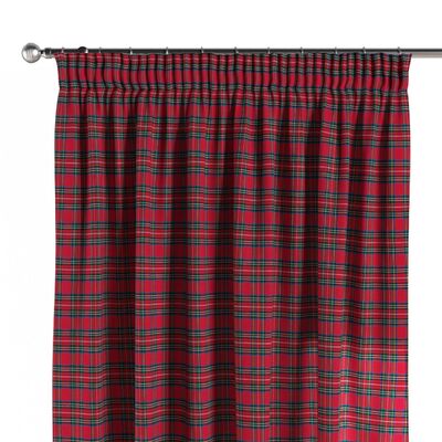Pencil pleat curtain