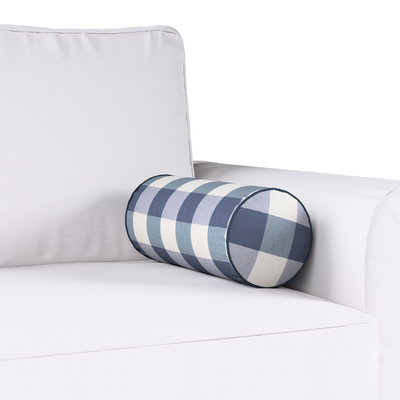 Coussin-rouleau simple Ø16 x 40 cm dans la collection Quadro, Tissu: 136-03