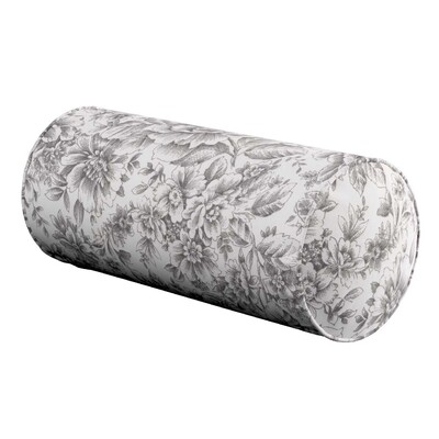 Bolster cushion grey white 144 02 O 16 x 40 cm 6 x 16 inch Dekoria