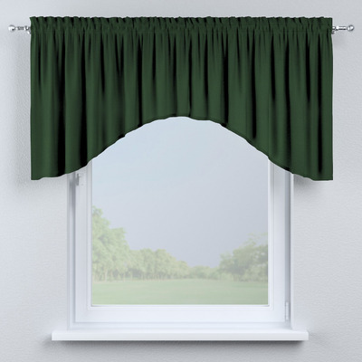 Lambrekin łuk 200 x 75+5 cm grzywka w kolekcji Quadro, tkanina: 144-33