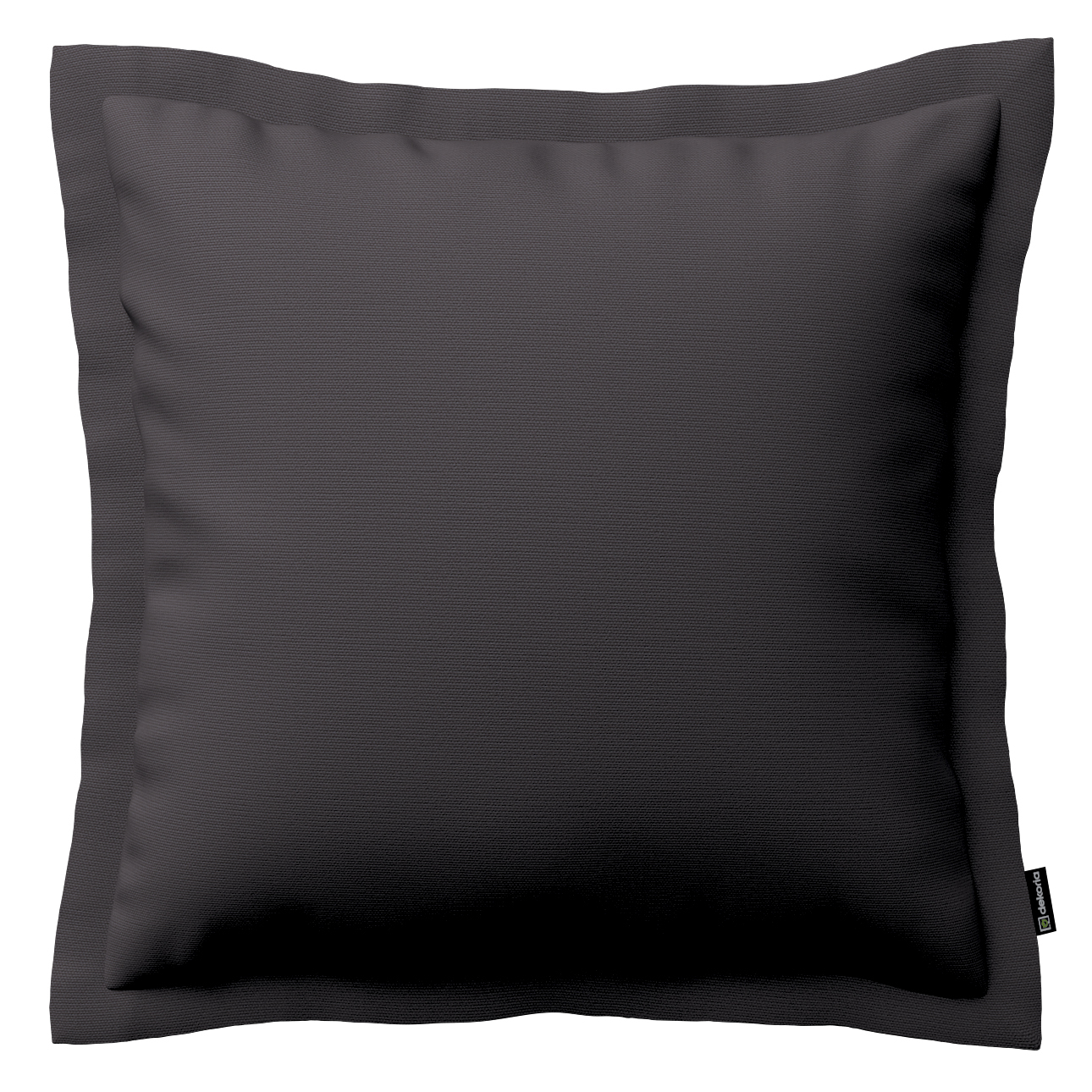 Kissenhülle Mona mit Stehsaum, schwarz, 45 x 45 cm, Cotton Panama (702-50)