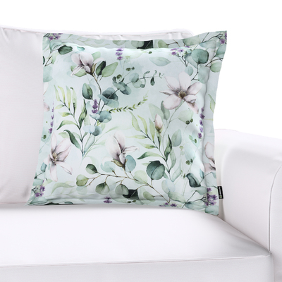 Pudebetræk<br/>Mona med ståsøm 45 x 45 cm fra kollektionen Flowers, Stof: 143-66