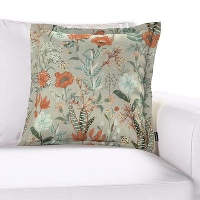 Pudebetræk<br/>Mona med ståsøm 45 x 45 cm fra kollektionen Flowers, Stof: 143-70
