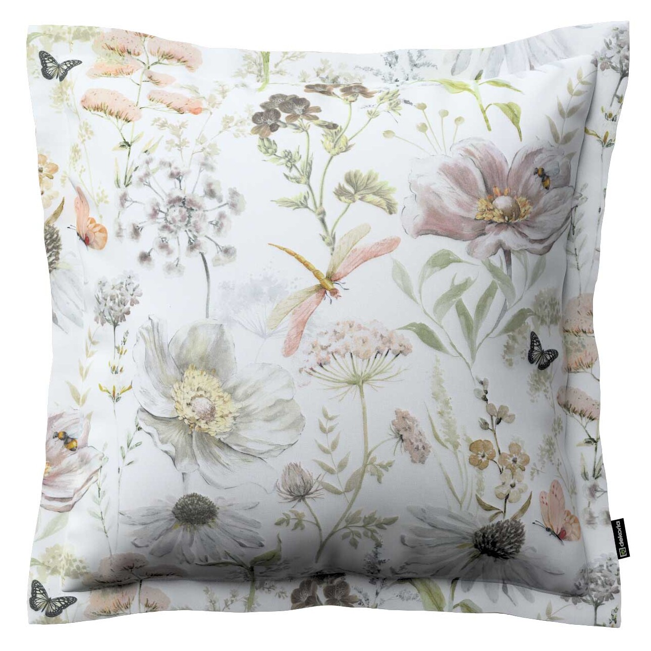 Kissenhülle Mona mit Stehsaum, weiß-beige, 45 x 45 cm, Gardenia (143-96) günstig online kaufen