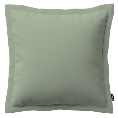 Mona cushion cover with border, light green, 144-68, 45 x 45 cm