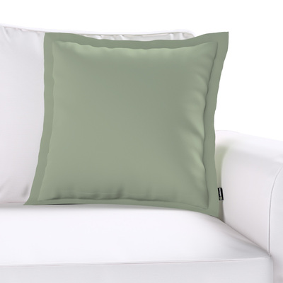 Mona cushion cover with border 45 x 45 cm (18 x 18 inch) in collection Crema, fabric: 144-68