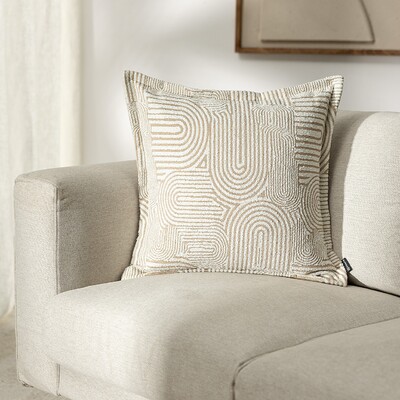 Pudebetræk<br/>Mona med ståsøm 45 x 45 cm fra kollektionen Cosy Home, Stof: 144-79