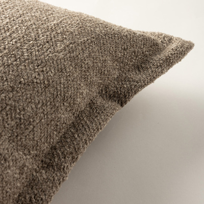 Pudebetræk<br/>Mona med ståsøm 45 x 45 cm fra kollektionen Boucle Mist, Stof: 145-45