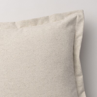 Pudebetræk<br/>Mona med ståsøm 45 x 45 cm fra kollektionen Hemp Blend, Stof: 159-34
