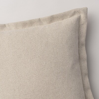 Pudebetræk<br/>Mona med ståsøm 45 x 45 cm fra kollektionen Hemp Blend, Stof: 159-32