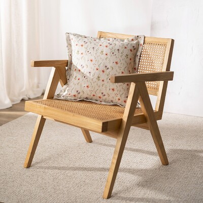 Monika s lemom 45 x 45 cm V kolekcii Hemp Blend, látka: 159-33