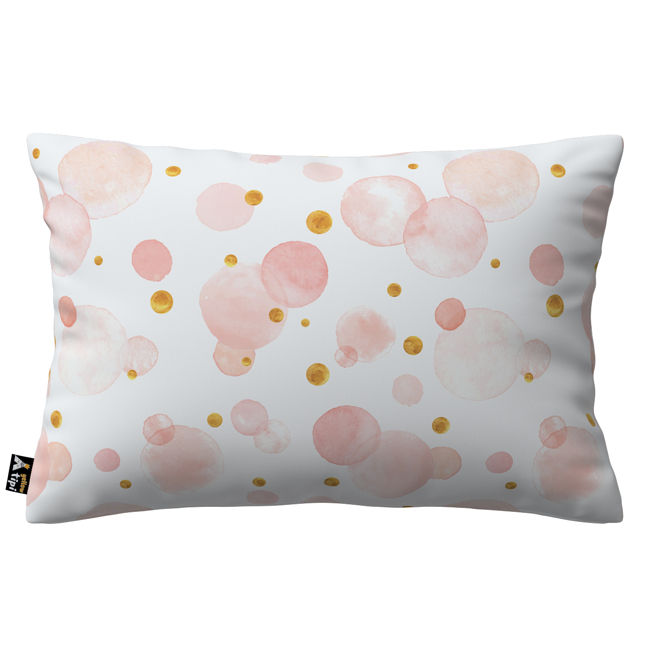 Milly rectangular cushion cover ecru pink 500 13 60 x 40 cm Yellowtipi