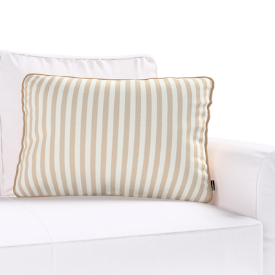 Gabi piped cushion cover 60x40cm 60 x 40 cm in collection Quadro, fabric: 136-07