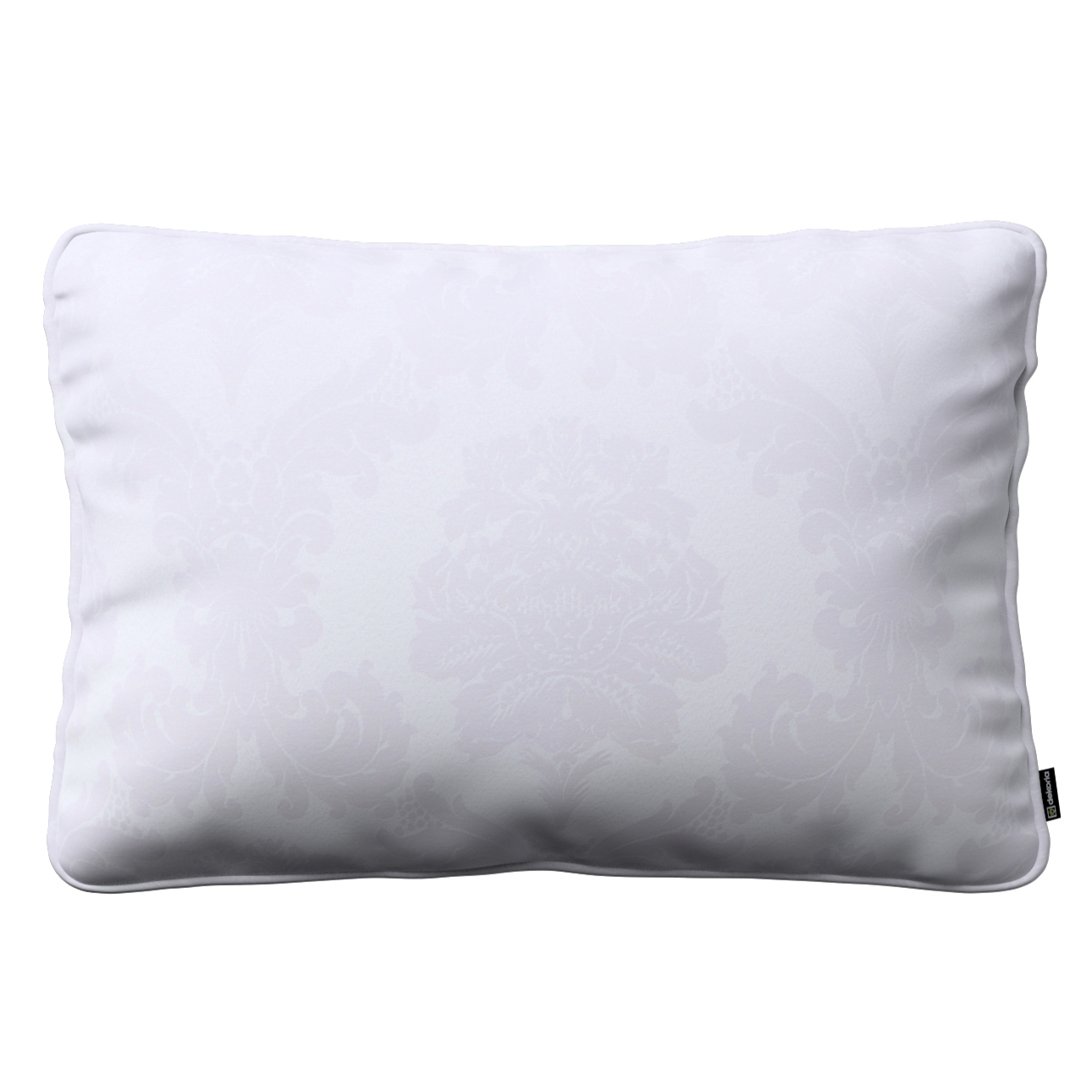 Kissenhülle Gabi mit Paspel 60x40cm, weiß , 60 x 40 cm, Damasco (613-00) günstig online kaufen