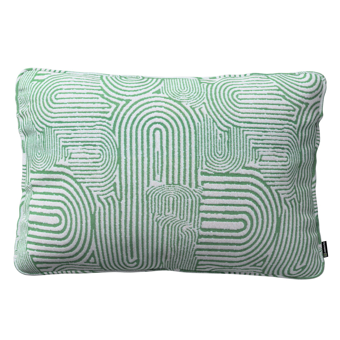Kissenhülle Gabi mit Paspel 60x40cm, mintgrün-ecru, 60 x 40 cm, Cosy Home ( günstig online kaufen
