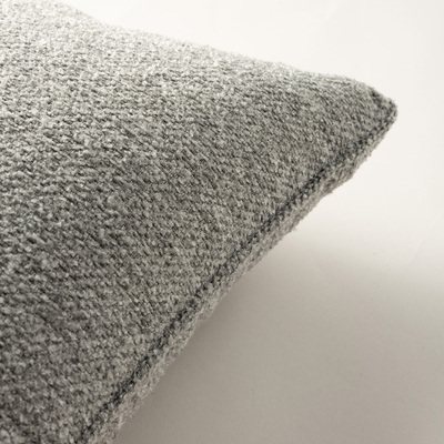 Pudebetræk<br/>Gabi med kant 60x40cm 60 x 40 cm fra kollektionen Boucle Mist, Stof: 145-46