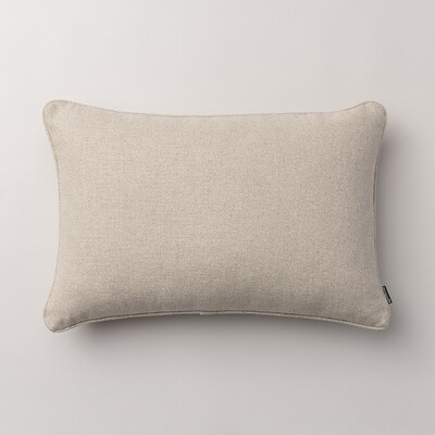 Pudebetræk<br/>Gabi med kant 60x40cm 60 x 40 cm fra kollektionen Hemp Blend, Stof: 159-32
