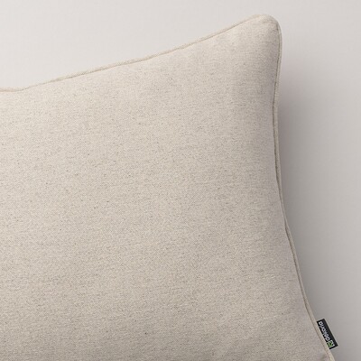 Pudebetræk<br/>Gabi med kant 60x40cm 60 x 40 cm fra kollektionen Hemp Blend, Stof: 159-34