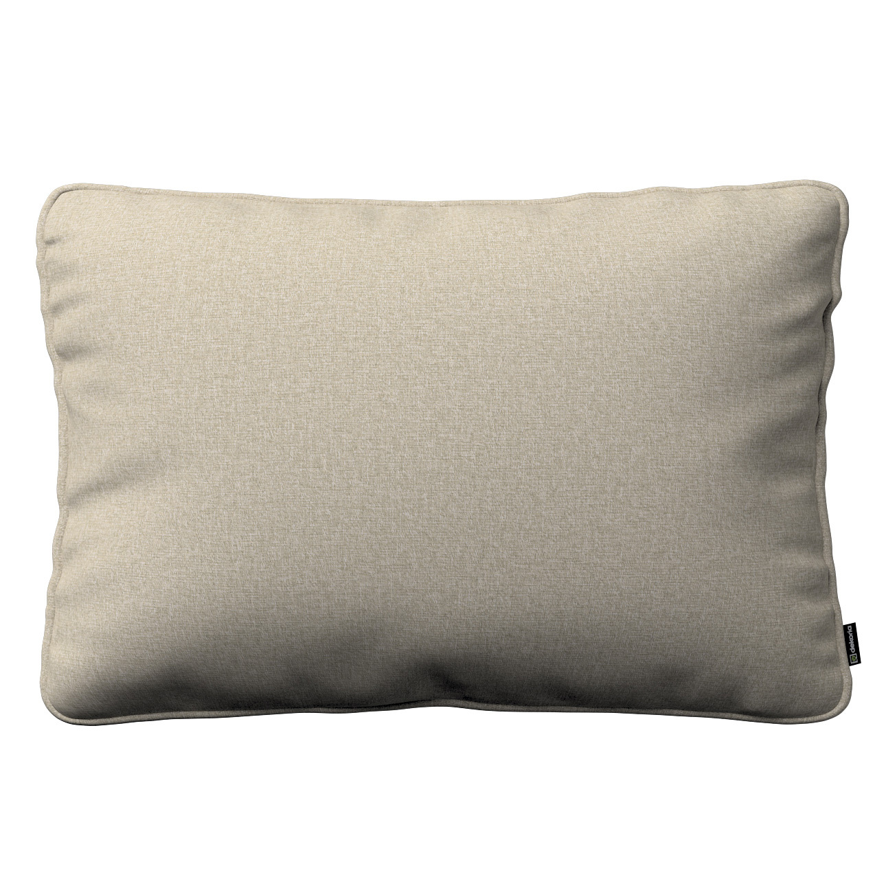 Kissenhülle Gabi mit Paspel 60x40cm, grau-beige, 60 x 40 cm, Amsterdam (704 günstig online kaufen