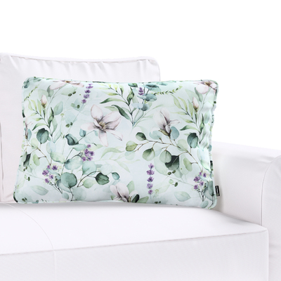 Pudebetræk<br/>Gabi med kant 60x40cm 60 x 40 cm fra kollektionen Flowers, Stof: 143-66