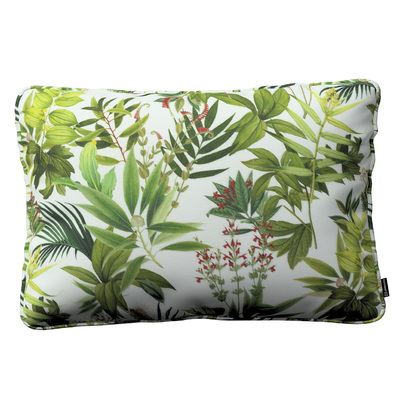 Pudebetræk<br/>Gabi med kant 60x40cm 60 x 40 cm fra kollektionen Flowers, Stof: 143-69