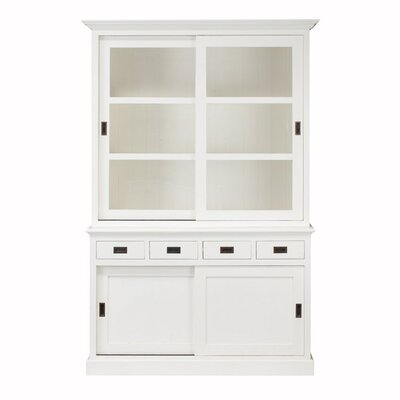 Vitrine Milton mit 4 Schubladen 144x226x53cm