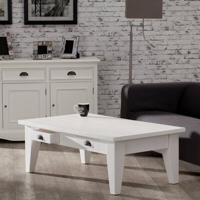 Ława Milton white 130x75x45cm 130 x 73 x 45 cm