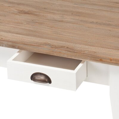 Couchtisch Milton white&natural 130x75x45cm 130 x 75 x 45 cm