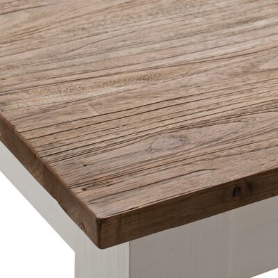 Couchtisch Milton white&natural 130x75x45cm 130 x 75 x 45 cm