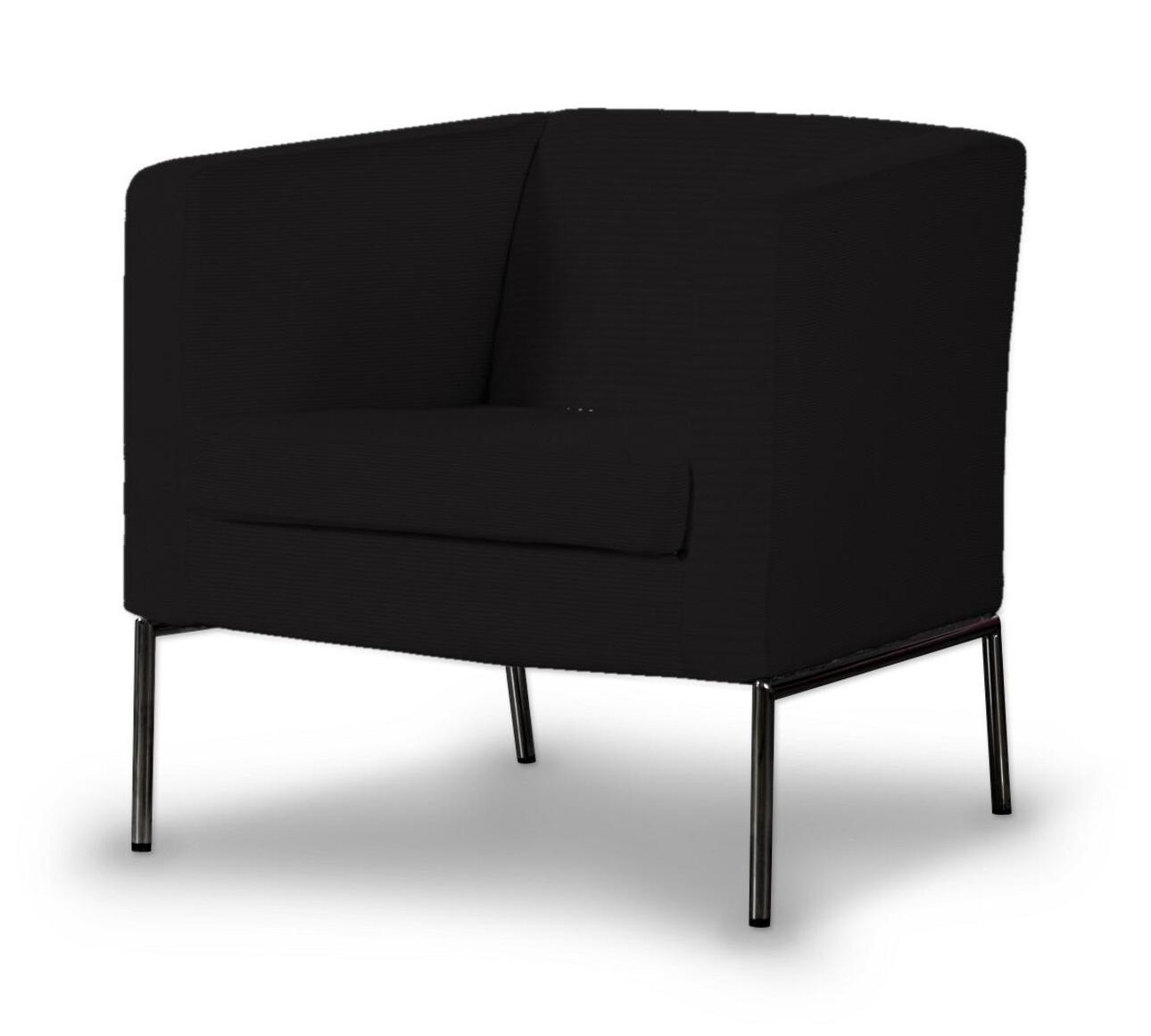 Dekoria Bezug für Klappsta Sessel, Kollektion Cotton Panama, schwarz
