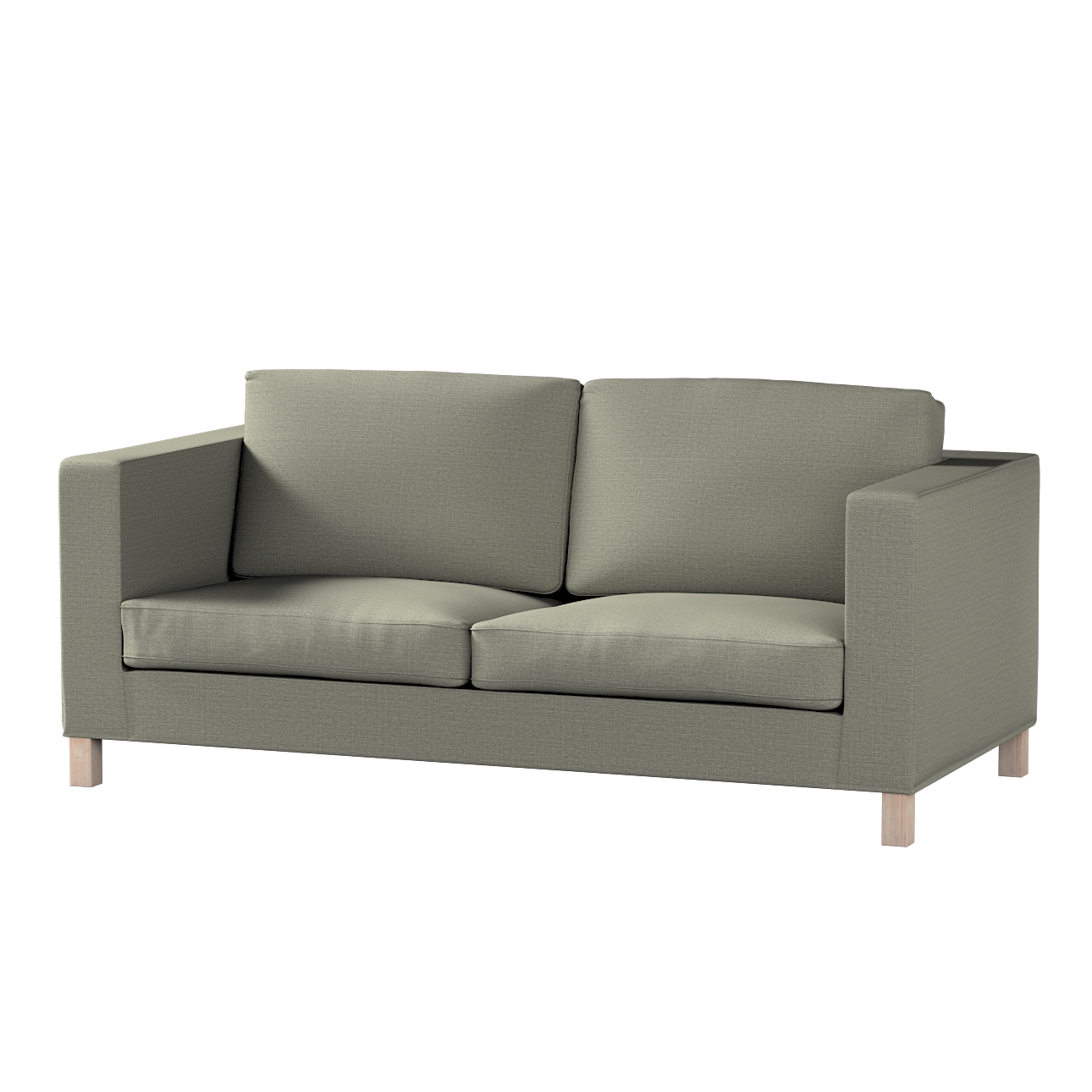 Bezug für Karlanda Schlafsofa, kurz, grau-beige, Bezug für Schlafsofa Karla günstig online kaufen
